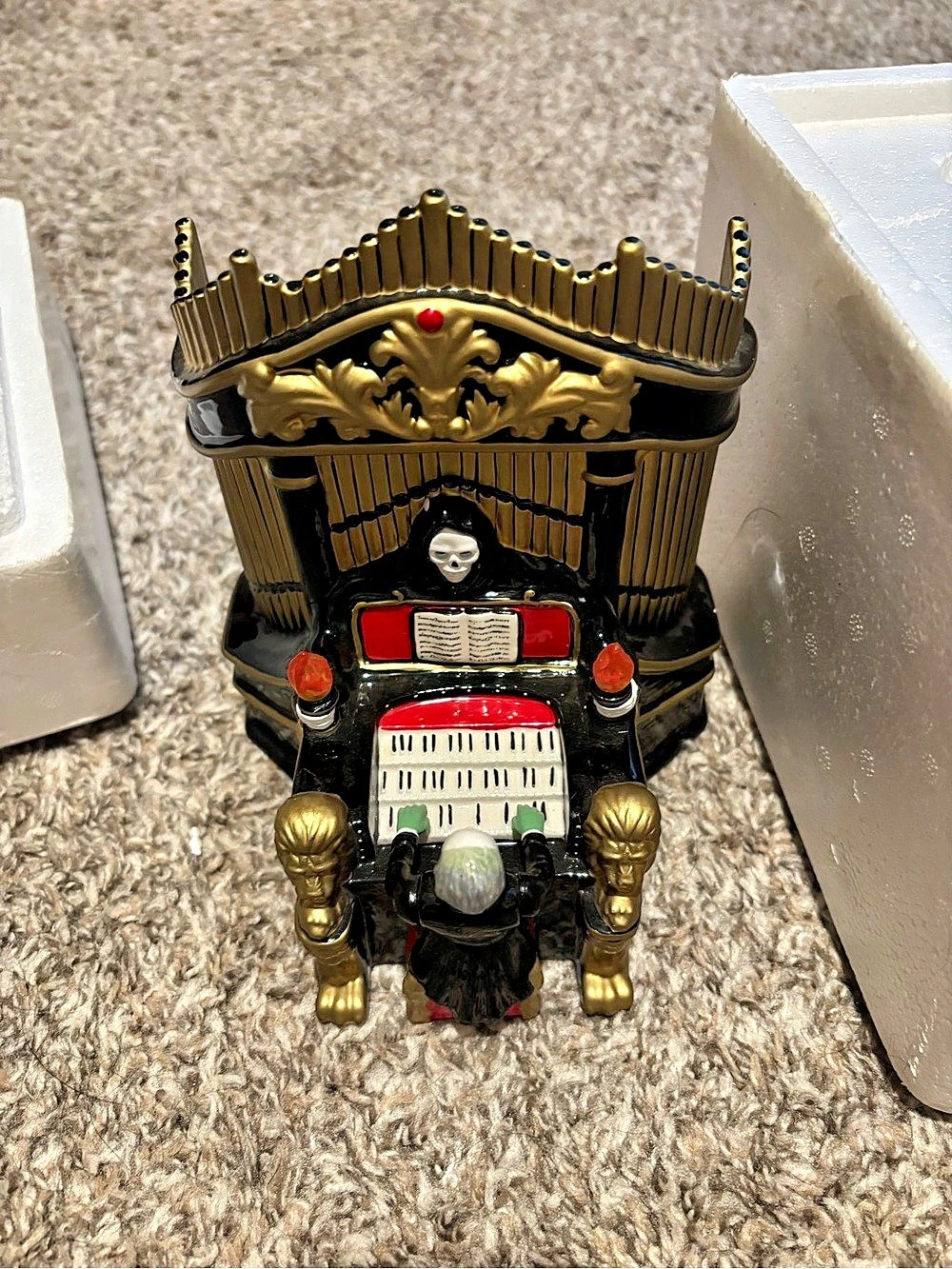 Department 56 Village Accessories Halloween Organ Player Halloween Organ Player